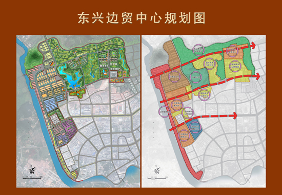 东兴边贸中心规划图