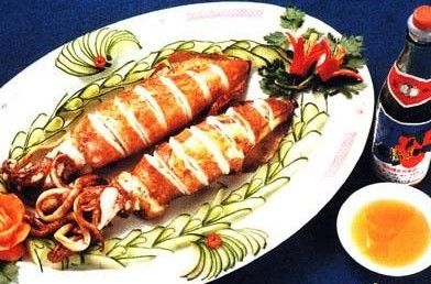 葵花扣鲜鱿