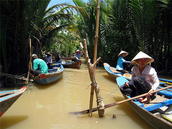 湄公河三角洲-越南十大最佳旅游胜地之一