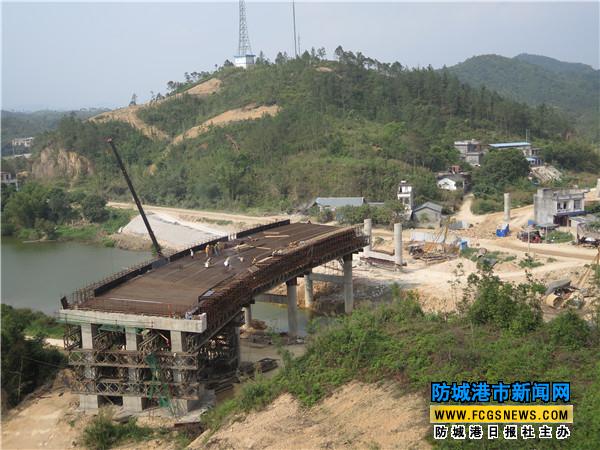 防城至江山一级公路工程项目稳步推进