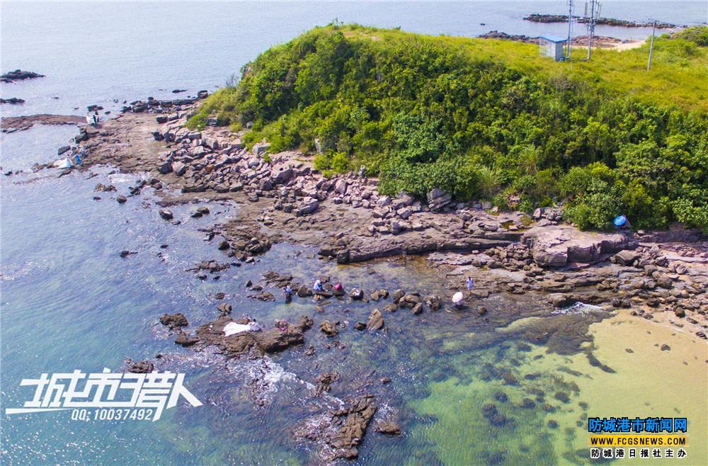 航拍防城港怪石滩风光！发现惊天“大鳄”！