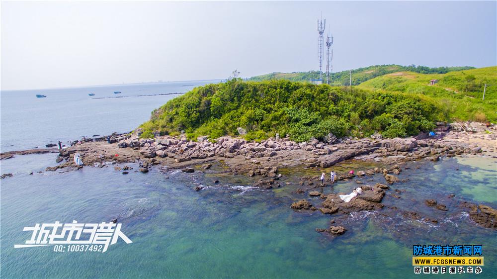 航拍防城港怪石滩风光！发现惊天“大鳄”！