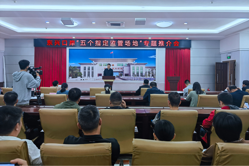 东兴市人民政府召开东兴口岸“五个指定监管场地”专题推介会